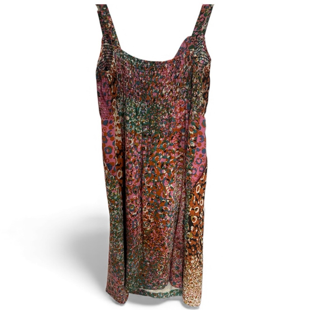 Maeve Colorful Silk Dress - Picture 2 of 6